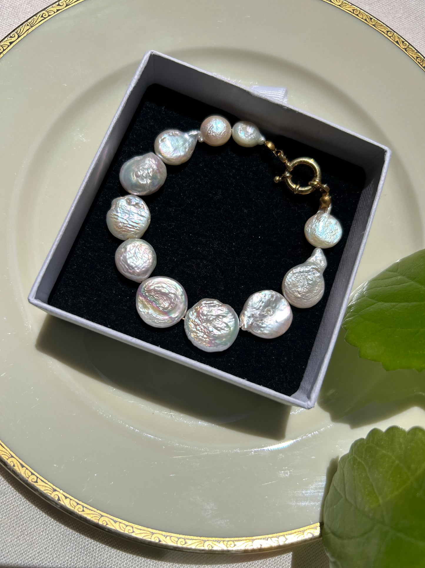 Coin Pearl Bracelet