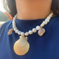 Sea Shell Necklace golden